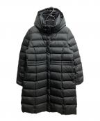 INDIVIインディヴィ）の古着「ウォッシャブルロング丈ダウンコート」｜ブラック