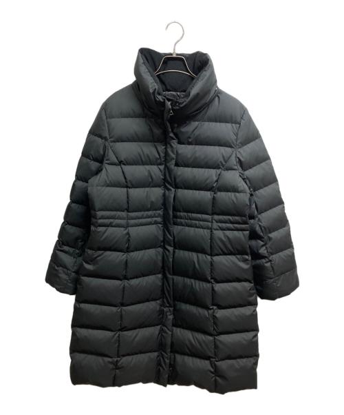 INDIVI（インディヴィ）INDIVI (インディヴィ) ウォッシャブルロング丈ダウンコート ブラック サイズ:15の古着・服飾アイテム