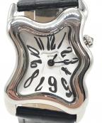 LAPHONTラフォン）の古着「SQUARE MELTING WATCH」｜ホワイト