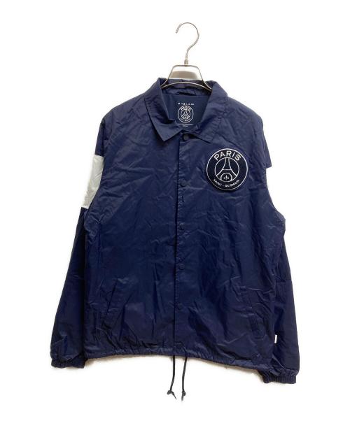 Paris Saint-Germain（パリサンジェルマン）Paris Saint-Germain (パリサンジェルマン) コーチジャケット ネイビー サイズ:Mの古着・服飾アイテム