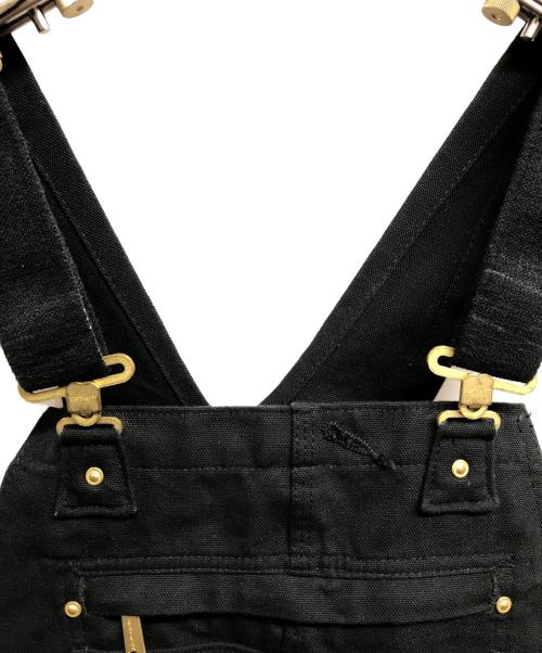 CarHartt（カーハート）CarHartt (カーハート) Duck Bib Overalls ブラック サイズ:34×30の古着・服飾アイテム