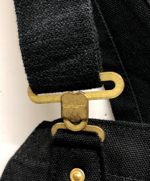 CarHartt（カーハート）CarHartt (カーハート) Duck Bib Overalls ブラック サイズ:34×30の古着・服飾アイテム