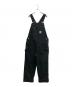 CarHartt（カーハート）の古着「Duck Bib Overalls」｜ブラック