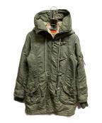 AVIREXアヴィレックス）の古着「フャイヤーマンジャケット」｜オリーブ