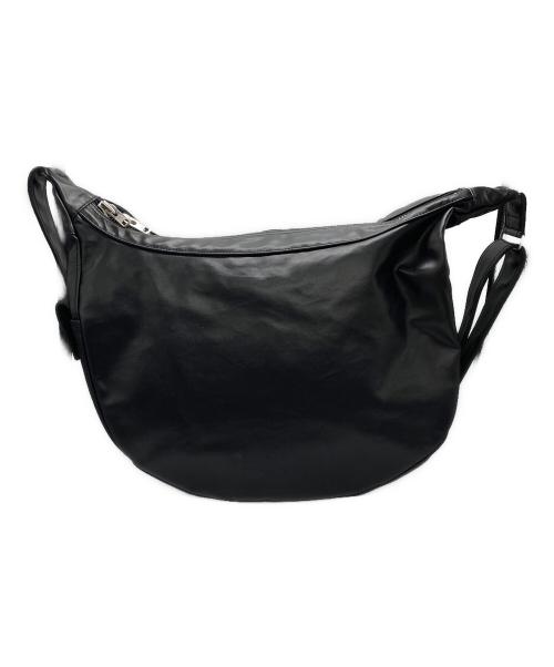 PORTER（ポーター）PORTER (ポーター) レザーショルダーバッグ ブラックの古着・服飾アイテム