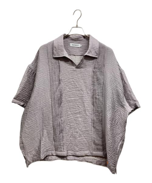TIGHTBOOTH PRODUCTION（タイトブースプロダクション）TIGHTBOOTH PRODUCTION (タイトブースプロダクション) RAYON CUBA OPEN POLO パープル サイズ:XLの古着・服飾アイテム
