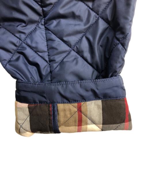 MACKINTOSH LONDON（マッキントッシュ ロンドン）MACKINTOSH LONDON (マッキントッシュ ロンドン) キルティングタフタフーデットコート ネイビー サイズ:46の古着・服飾アイテム