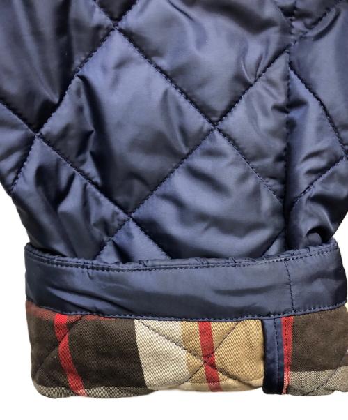 MACKINTOSH LONDON（マッキントッシュ ロンドン）MACKINTOSH LONDON (マッキントッシュ ロンドン) キルティングタフタフーデットコート ネイビー サイズ:46の古着・服飾アイテム