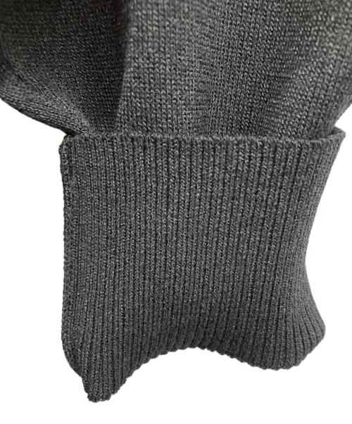 UNTITLED（アンタイトル）UNTITLED (アンタイトル) ドライタッチ ボタンレスニットカーディガン ブラック サイズ:48の古着・服飾アイテム