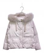 PROPORTION BODY DRESSINGプロポーションボディドレッシング）の古着「ウエストマークショートコートダウン」｜ベージュ