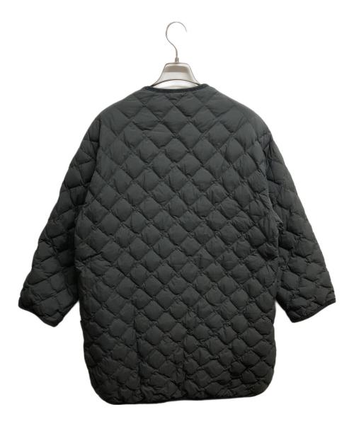 Gymphlex（ジムフレックス）Gymphlex (ジムフレックス) キルティングダウン カラーレスコート グレー サイズ:14の古着・服飾アイテム