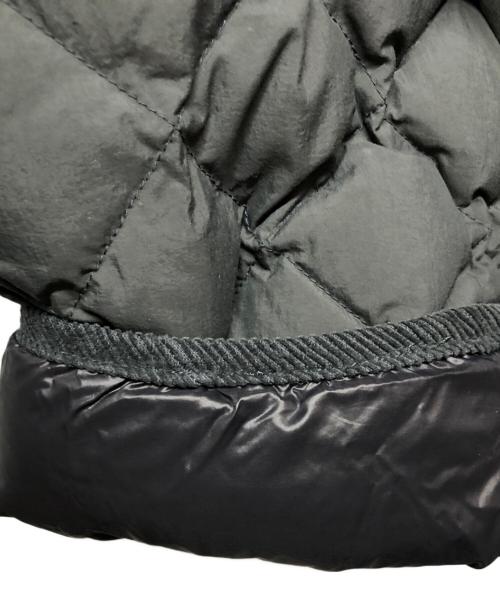 Gymphlex（ジムフレックス）Gymphlex (ジムフレックス) キルティングダウン カラーレスコート グレー サイズ:14の古着・服飾アイテム
