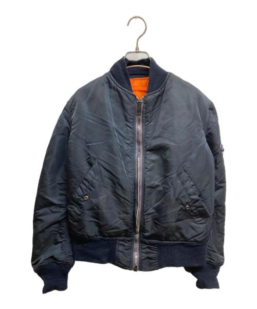 ALPHA（アルファ）ALPHA (アルファ) MA-1フライトジャケット ブラック サイズ:XSの古着・服飾アイテム