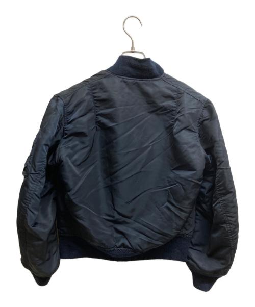 ALPHA（アルファ）ALPHA (アルファ) MA-1フライトジャケット ブラック サイズ:XSの古着・服飾アイテム