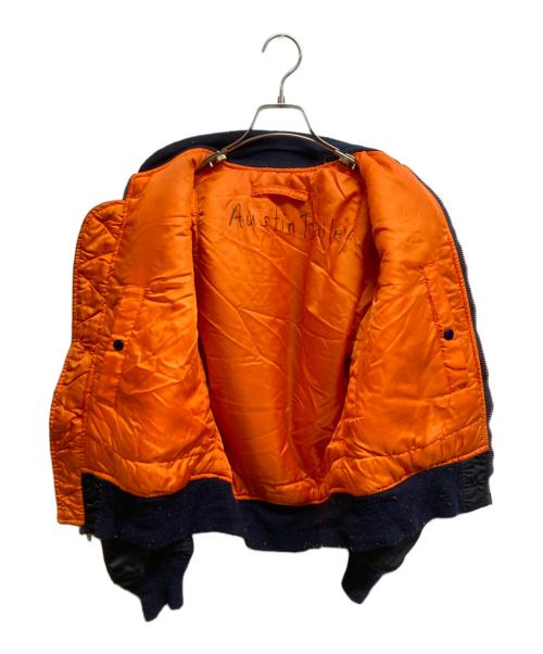 ALPHA（アルファ）ALPHA (アルファ) MA-1フライトジャケット ブラック サイズ:XSの古着・服飾アイテム