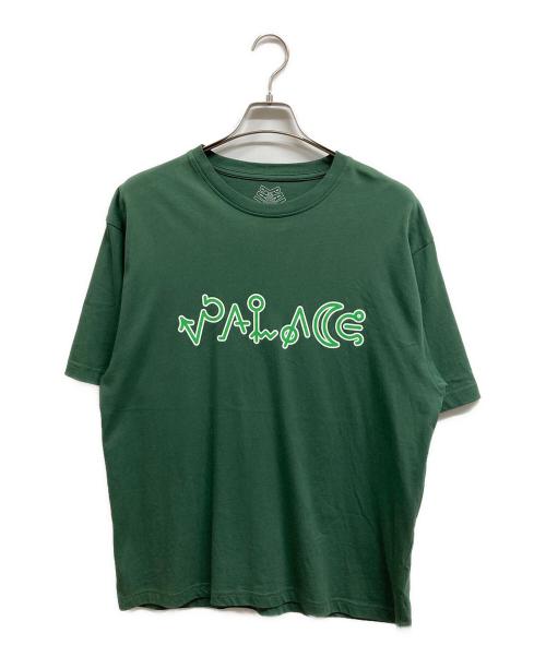 PALACE（パレス）PALACE (パレス) NAVIGATION T-SHIRT/PALACETシャツ グリーン サイズ:Lの古着・服飾アイテム