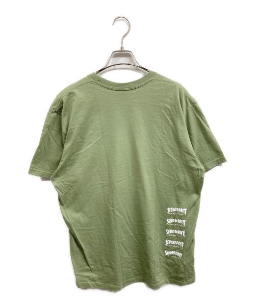 SUPREME（シュプリーム）Supreme (シュプリーム) THRASHER (スラッシャー) Back Tail Tee グリーン サイズ:Lの古着・服飾アイテム