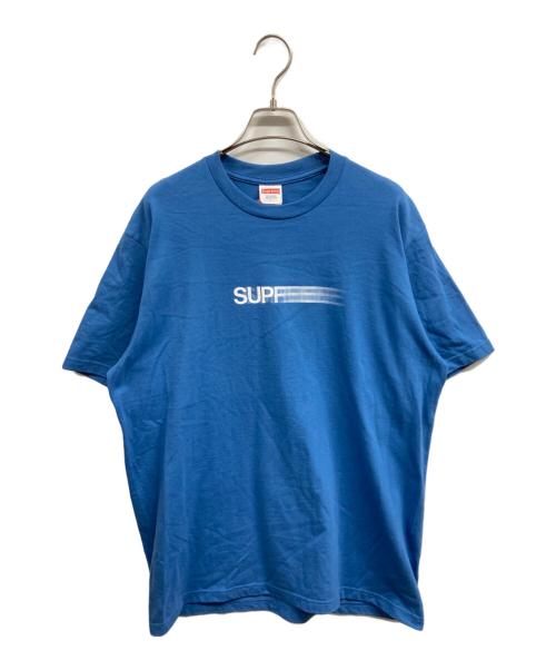 SUPREME（シュプリーム）Supreme (シュプリーム) Motion Logo Tee ブルー サイズ:L 未使用品の古着・服飾アイテム
