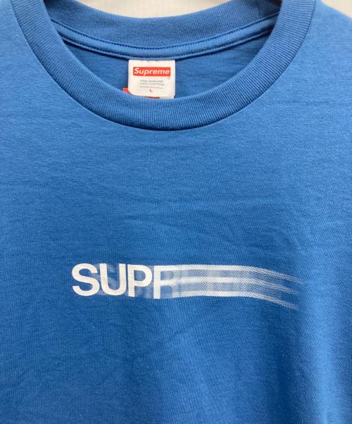 SUPREME（シュプリーム）Supreme (シュプリーム) Motion Logo Tee ブルー サイズ:L 未使用品の古着・服飾アイテム