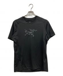 ARC'TERYX（アークテリクス）の古着「Phasic Evolution Crew SS」｜ブラック