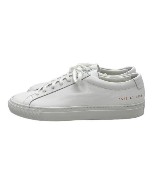 COMMON PROJECTS（コモンプロジェクツ）COMMON PROJECTS (コモンプロジェクツ) レザースニーカー ホワイト サイズ:41の古着・服飾アイテム