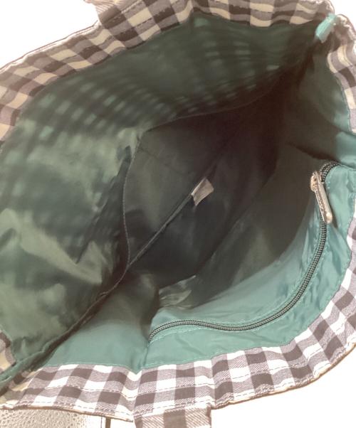 LeSportsac（レスポートサック）LeSportsac (レスポートサック) トートバッグ ホワイト×ブラックの古着・服飾アイテム