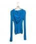 BEEDEN (ビーデン) SHEER STRIPE HOODIE TOP ブルー サイズ:Free：7000円