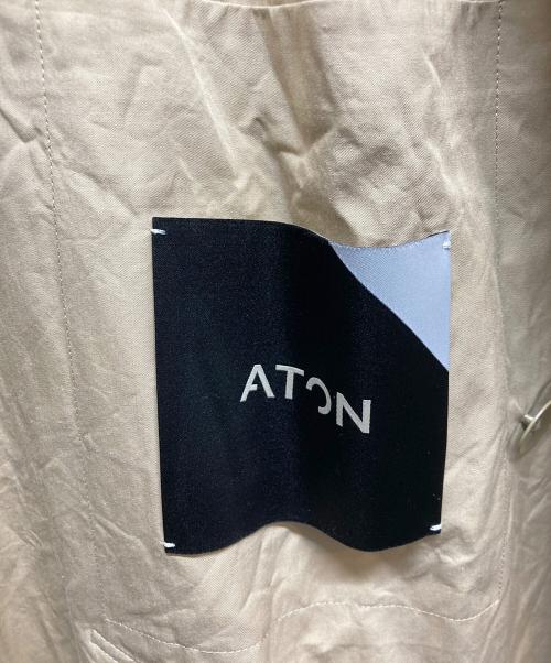 ATON（エイトン）ATON (エイトン) トレンチコート ベージュ サイズ:2の古着・服飾アイテム