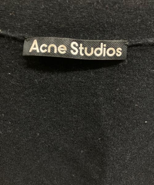 Acne studios（アクネ ストゥディオス）ACNE STUDIOS (アクネ ストゥディオス) ニットカーディガン ブラック サイズ:Mの古着・服飾アイテム