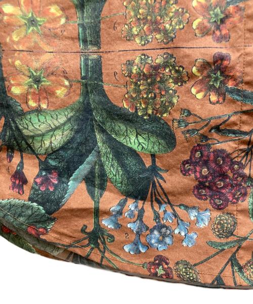 CABAN（キャバン）CABaN (キャバン) コットン パレルモフラワープリントレギュラーシャツ ブラウン サイズ:Sの古着・服飾アイテム