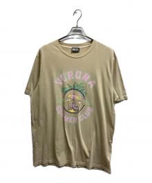 DIESEL（ディーゼル）の古着「プリントTシャツ」｜ベージュ