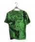 stussy (ステューシー) 総柄プリントtシャツ/stussyTシャツ グリーン サイズ:M：5000円