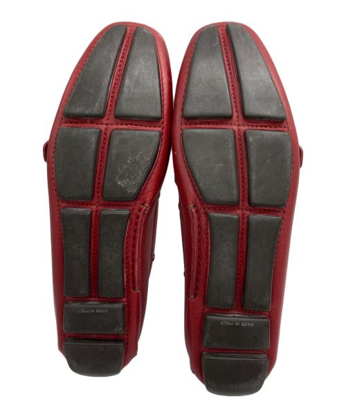 PRADA（プラダ）PRADA (プラダ) ドライビングローファーシューズ レッド サイズ:36 1/2の古着・服飾アイテム