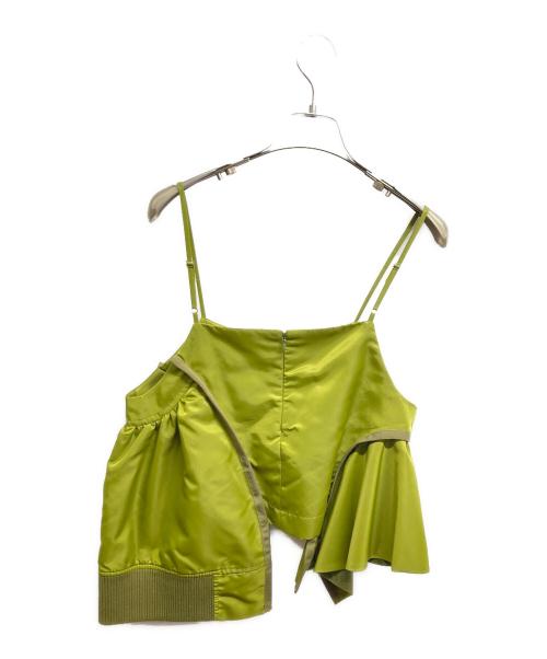 UN3D.（アンスリード）UN3D. (アンスリード) MA-1キャミソール グリーン サイズ:38の古着・服飾アイテム