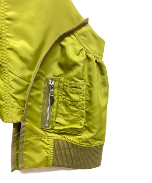 UN3D.（アンスリード）UN3D. (アンスリード) MA-1キャミソール グリーン サイズ:38の古着・服飾アイテム