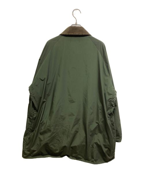 Barbour（バブアー）Barbour (バブアー) B-SHOP (ビショップ) 別注BEAUFORTミドルコート カーキ サイズ:40の古着・服飾アイテム
