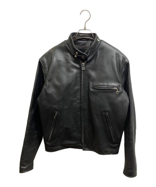 Schott（ショット）Schott (ショット) ライナー付きシングルライダースジャケット ブラック サイズ:40の古着・服飾アイテム