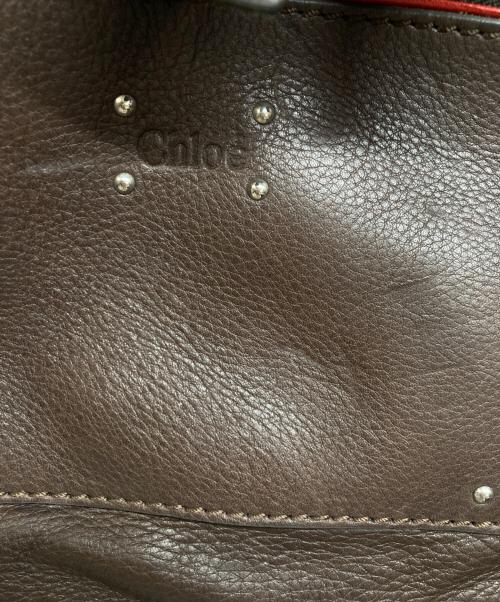 Chloe（クロエ）Chloe (クロエ) ボストンバッグ ブラウンの古着・服飾アイテム