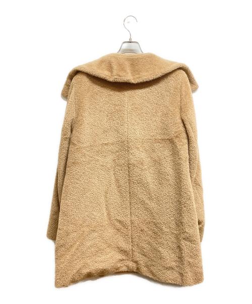MaxMara（マックスマーラ）MaxMara (マックスマーラ) アルパカブレンドコート ブラウン サイズ:46の古着・服飾アイテム