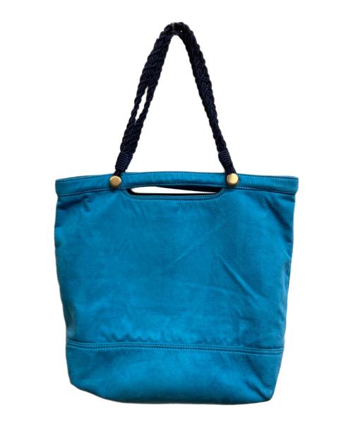 MANIUNO（マニウノ）MANIUNO (マニウノ) ハンドバッグ ブルーの古着・服飾アイテム