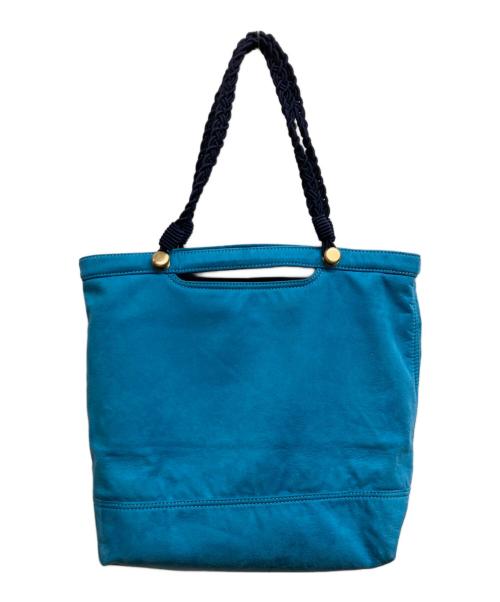 MANIUNO（マニウノ）MANIUNO (マニウノ) ハンドバッグ ブルーの古着・服飾アイテム