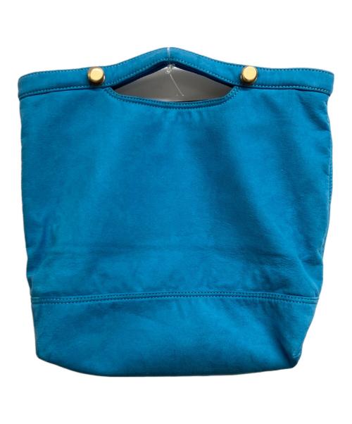 MANIUNO（マニウノ）MANIUNO (マニウノ) ハンドバッグ ブルーの古着・服飾アイテム