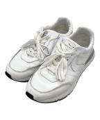 VOILE BLANCHEボイルブランシェ）の古着「レザーローカットスニーカー」｜ホワイト