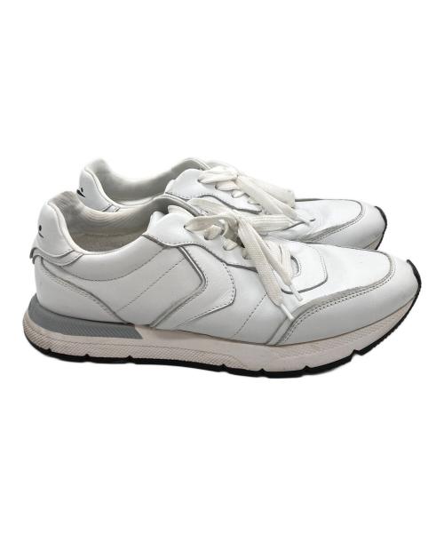 VOILE BLANCHE（ボイルブランシェ）VOILE BLANCHE (ボイルブランシェ) レザーローカットスニーカー ホワイト サイズ:41の古着・服飾アイテム