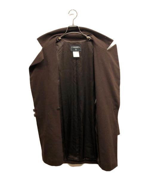CHANEL（シャネル）CHANEL (シャネル) カシミヤ混コート ブラウン サイズ:36の古着・服飾アイテム