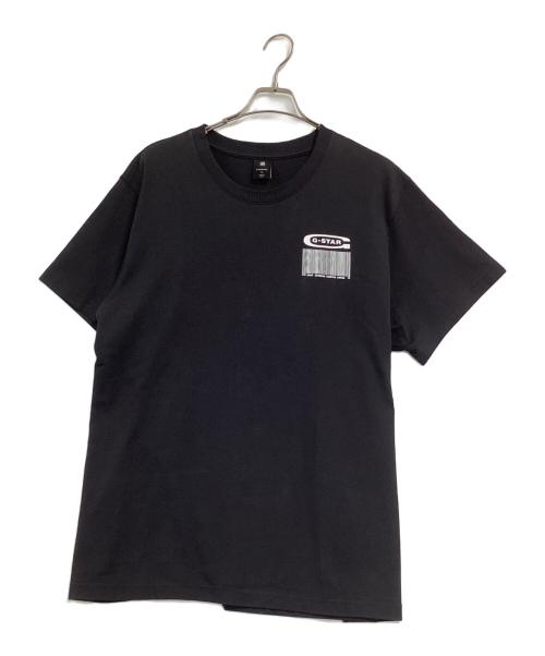 G-STAR RAW（ジースターロゥ）G-STAR RAW (ジースターロゥ) プリントTシャツ ブラック サイズ:Lの古着・服飾アイテム