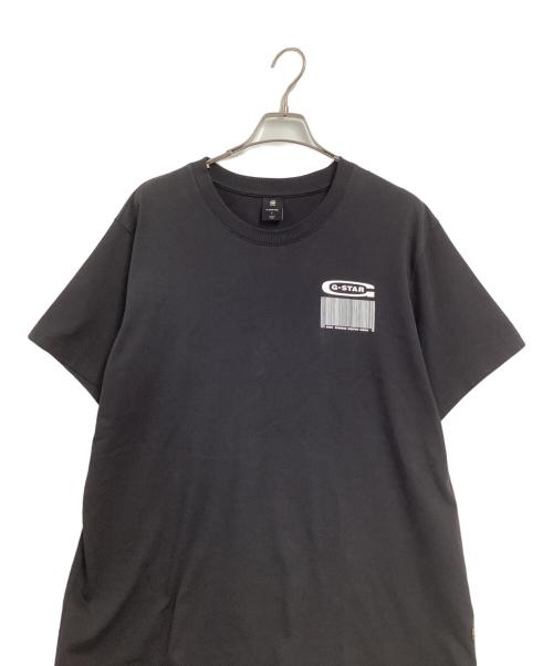 G-STAR RAW（ジースターロゥ）G-STAR RAW (ジースターロゥ) プリントTシャツ ブラック サイズ:Lの古着・服飾アイテム