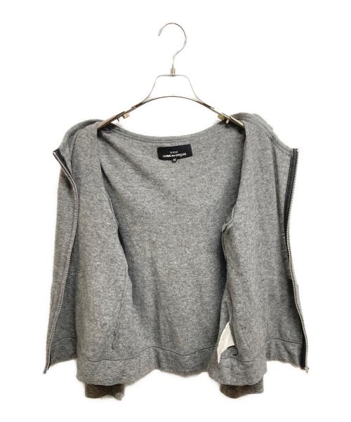 tricot COMME des GARCONS（トリココムデギャルソン）tricot COMME des GARCONS (トリココムデギャルソン) ニットパーカー ホワイト サイズ:Mの古着・服飾アイテム