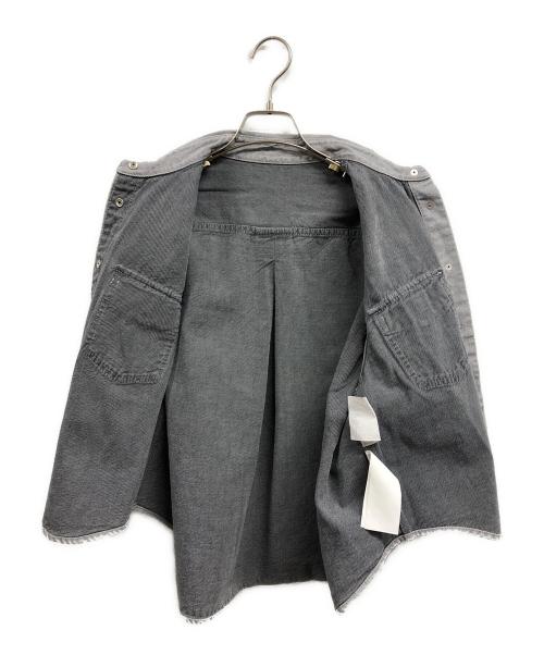 sacai（サカイ）sacai (サカイ) Denim Shirt グレー サイズ:2の古着・服飾アイテム