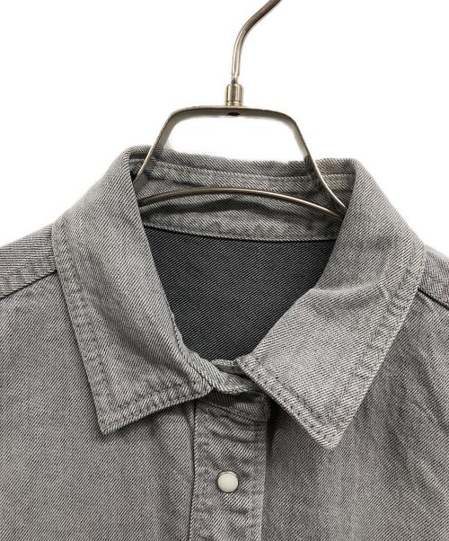 sacai（サカイ）sacai (サカイ) Denim Shirt グレー サイズ:2の古着・服飾アイテム